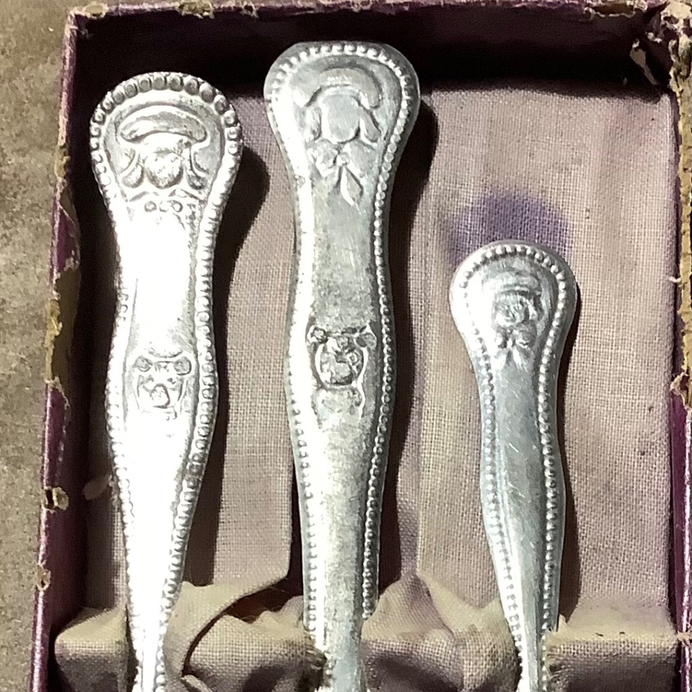 Vintage Child’s Silverware Set